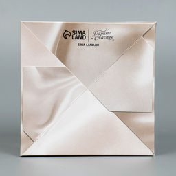 Цена за 2 шт. Коробка подарочная для цветов с пластиковой крышкой, упаковка, «Шёлк», 12 х 12 х 12 см