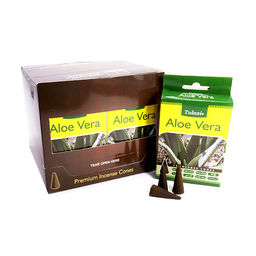 Благовония конусы Sarathi Cones Aloe Vera алое вера уп-12шт