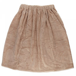 Килт махровый "Хозяин" 75х175см, хлопок 100%, на резинке с липучкой, на кнопке, с карманом, вышивка "Boss"; с полотенцем 75х36см, бежевый (Китай)