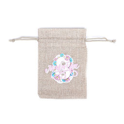 Мешок подарочный с термонаклейкой «8 марта» 10×14 см набор 5 шт.