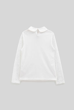 ACOOLA / Блузка детская для девочек Arife белоснежный  фото 4
