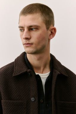 Sobrecamisa gofrada Regular Fit - H&m фото 2