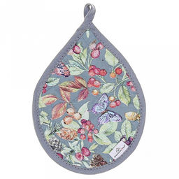 "Marcella" Кухонный комплект: прихватка 20х15,5см "Капелька" - 2шт, хлопок "Премиум" 191г/м2 - хлопок 100%, наполнитель - ватин 280гр/м2, "Домашняя мода" (Россия)