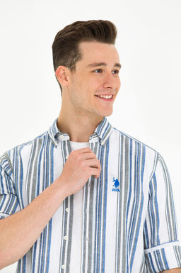 Мужская рубашка Saks с длинным рукавом - U.s. polo assn фото 4