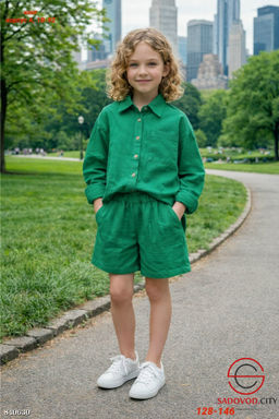 Детский костюм (рубашка и шорты) - Bruno фото 5