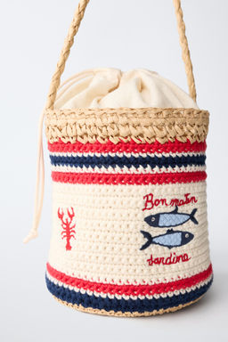 BANDOLERA CROCHET PECES / Blanco Crudo - Zara фото 4