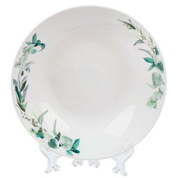 Эвкалипт, Тарелка суповая, 22 см, 620 мл, круглая, Daniks, LHSP-85 (448971) /DANIKS/