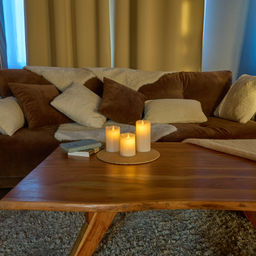 ULD-F065 WW RC CANDLE SET3 Фигура светодиодная Свеча на батарейках 2AA (не в/к), в составе набора из 3 штук. Диммируемая. 1 светодиод. Теплый белый свет. Пульт ДУ (в/к). TM Uniel - Volpe фото 4