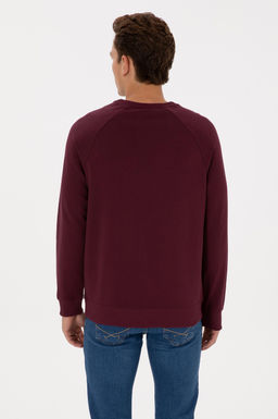 Erkek Bordo Basic Sweatshirt - U.s. polo assn фото 5