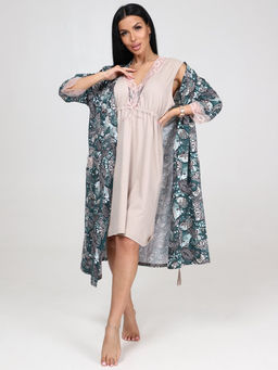 96 ЖЕНСКИЙ КОМПЛЕКТ ДВОЙКА (Зелёный (огурцы)) - А-дина фото 3