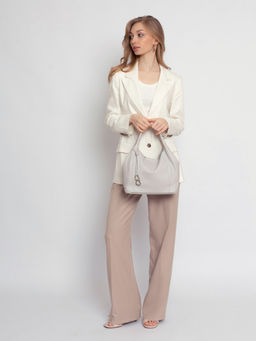 Женская кожаная сумка Richet 2920LN 334 Серый