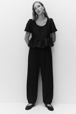 Blusa brocada con peplo - H&m фото 2