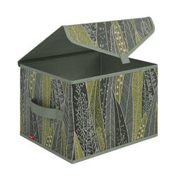 VAL GR-BOX-TS Короб стеллажный с крышкой, малый, 30*25*20 см, GREEN, шт