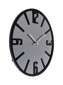 Часы настенные, интерьерные, бесшумные, d-40 см, металл с зеркалом