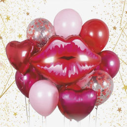 Цена за 2 шт. Набор шаров 13 шт "Поцелуйчик"