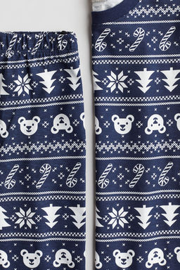 Printed cotton pyjamas - H&m фото 2