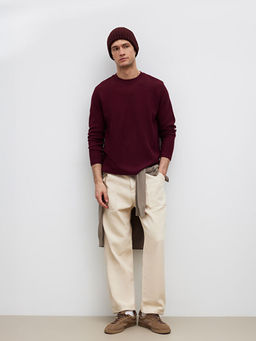 Bisiklet Yaka Uzun Kollu Erkek Ti??rt