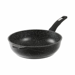 Сотейник 26 см с несъемной ручкой без крышки АП Гранит black арт.263802 /Мечта/