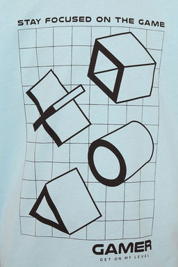 CRB wear/ CSJB 63801-43-404 Футболка для мальчика,голубой/Ex.Cherubino  фото 4