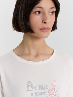 КОМПЛЕКТ ЖЕНСКИЙ (ФУТБОЛКА, БРИДЖИ) - Mark formelle фото 6