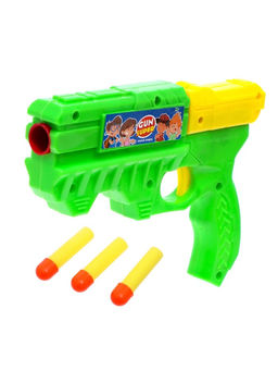 Пистолет Бластер, стреляет мягкими пулями, цвета МИКС - Simaland фото 9