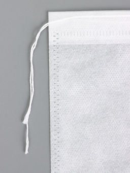 Цена за 100 шт. Фильтр-пакет, мешочек с завязками для запарки 15 х 20 см