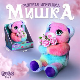 Мягкая игрушка Милый медведь, 30 см