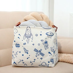 Корзинка для игрушек В космосе, 30?30 см