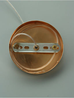 Светильник «Кейти» 1×40 Вт Е27 золото 14×14×29.5+100 см