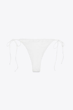 CONTRAST BOW RUFFLE BIKINI BOTTOMS - Zara фото 5