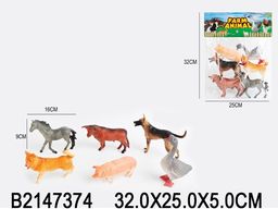 Набор домашних животных 6шт. в пакете (SF666-48, 2147374)