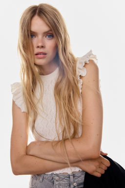 Top con manga circular - H&m фото 4