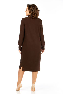 Платье Элль стиль 2440 шоколад  фото 9