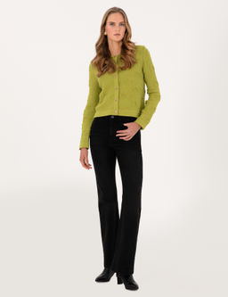 Siyah Flare Fit Jean Pantolon