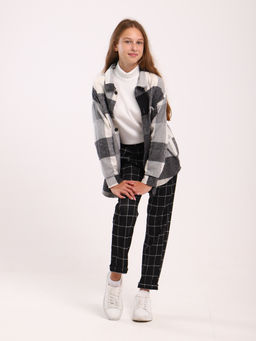 Рубашка Гранж коричневая клетка - Ладошки фото 67