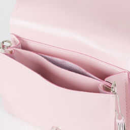 Сумка детская Зайка, на клапане, цвет голубой/розовый, 15х4х12 см - NAZAMOK KIDS фото 5