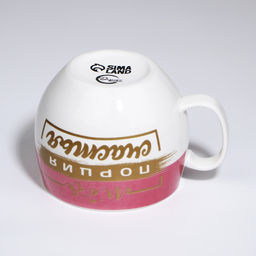 Кружка чайная керамическая Моя порция счастья, 600 мл