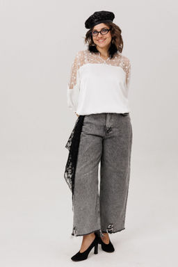 Блуза ANELLI 1790 фарфоровое кружево