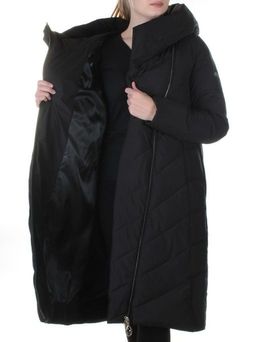 F-9917 BLACK Пальто женское зимнее Callia (200 гр. холлофайбер)