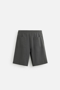 RELAXED FIT COTTON BERMUDA SHORTS - Zara фото 11