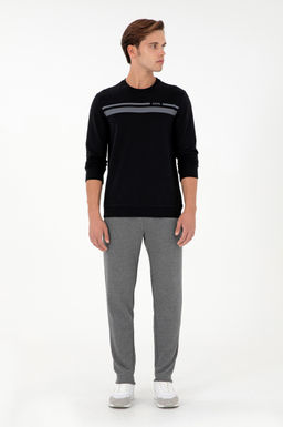 Мужской черный свитшот - U.s. polo assn фото 4