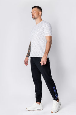 Брюки без начёса из футера двунитки