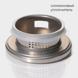 Кувшин Magistro Богема. Льдинка, 1.95 л, 9?17?20 см, с крышкой, стекло, прозрачный  фото 5