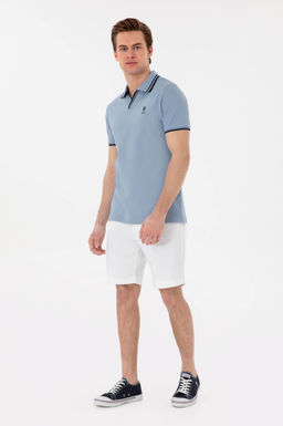 Erkek Slim Fit Polo Yaka Mavi Ti__rt Sepette S_rpriz _ndirim - U.s. polo assn фото 4