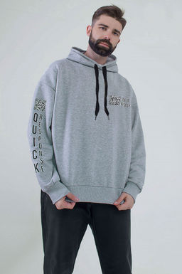 Арт. 6578 Толстовка мужская 46-54 (5 шт) Цвет:пепел - Идеал фото 7