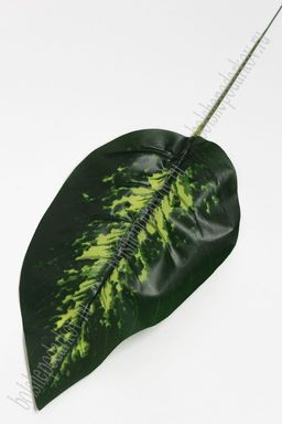 Лист на веточке "Диффенбахия" (20 шт) SF-2915, № 1