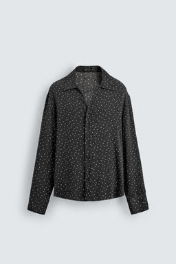 FLOWING POLKA DOT SHIRT - Zara фото 8
