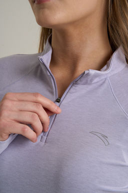 Лонгслив half-zip Фиолетовый ANTA RUNNING LS Tee
