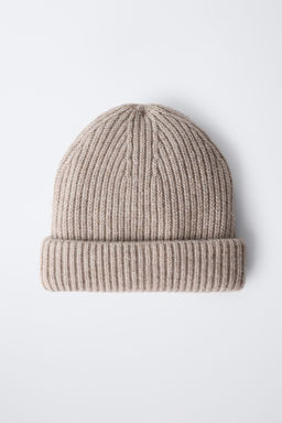 GORRO PUNTO B?SICO / Tostado - Zara фото 3