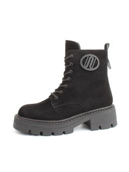 04-M3-1477 BLACK Ботинки зимние женские (натуральная замша, натуральный мех) - Фабричный китай фото 5
